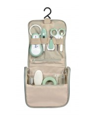 Trousse de soins nomade 9 accessoires vert sauge