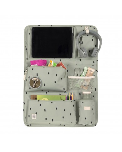 Organisateur de voiture - Happy Prints olive clair Organisateur de voiture - Happy Prints olive clair