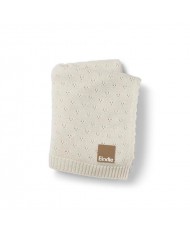 Couverture Pointelle Creamy White (75x100cm)