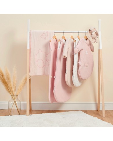 Gigoteuse 90 cm rose jacquard TOG 2,5 - Alice & Pomme Gigoteuse 90 cm rose jacquard TOG 2,5 - Alice & Pomme
