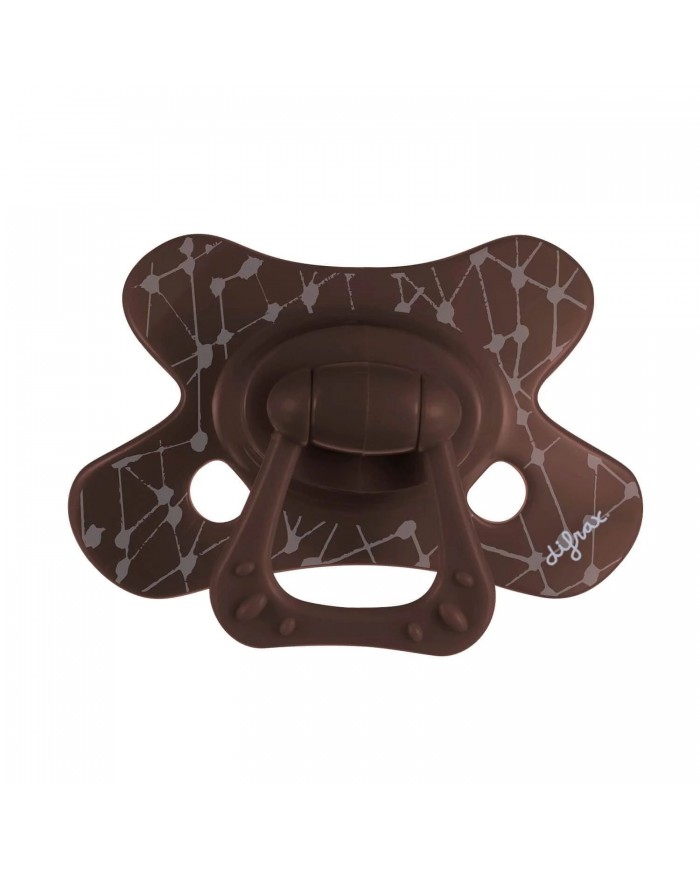 Sucette Natural +6M collection Chocolate grid