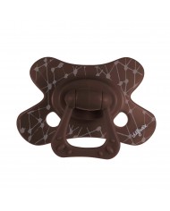 Sucette Natural +6M collection Chocolate grid