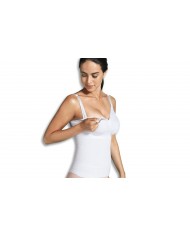 Top d'allaitement gainant Blanc - L