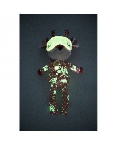 Peluche ami de la nuit Stella le faon Peluche ami de la nuit Stella le faon
