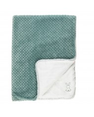 Couverture berceau 75x100cm teddy oslo - sand/pebble