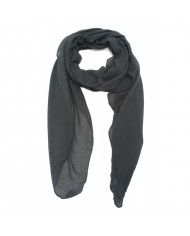 Foulard uni 100x180cm - Gris foncé