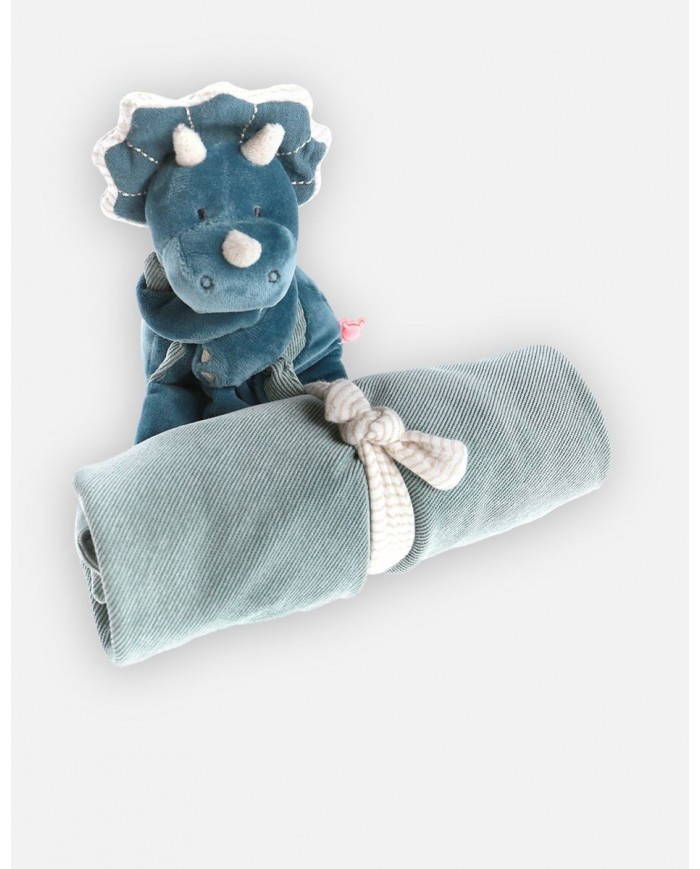 Ma première couverture Ops en veloudoux, bleu