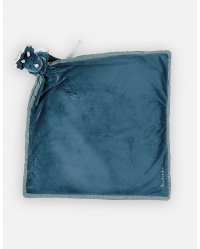 Ma première couverture Ops en veloudoux, bleu