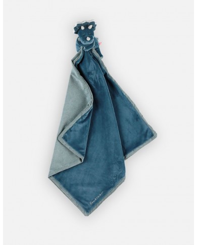 Ma première couverture Ops en veloudoux, bleu