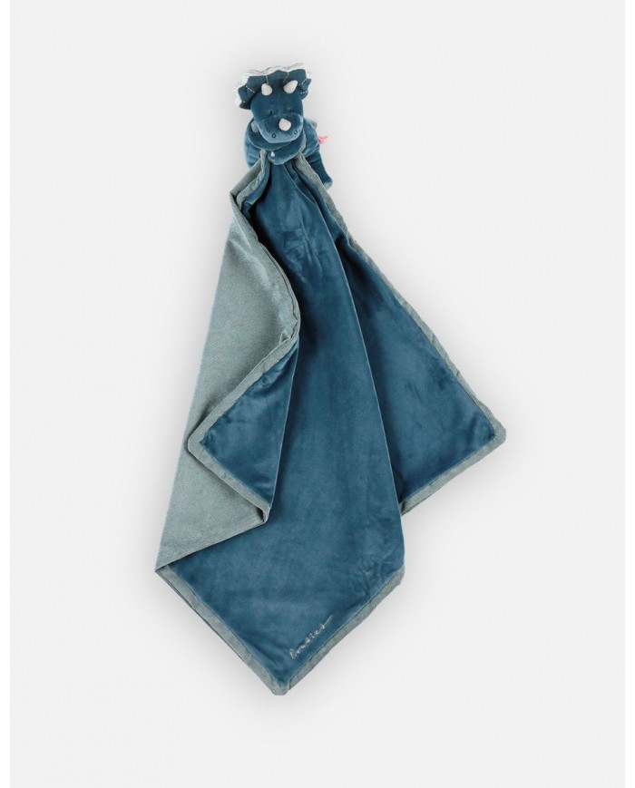 Ma première couverture Ops en veloudoux, bleu