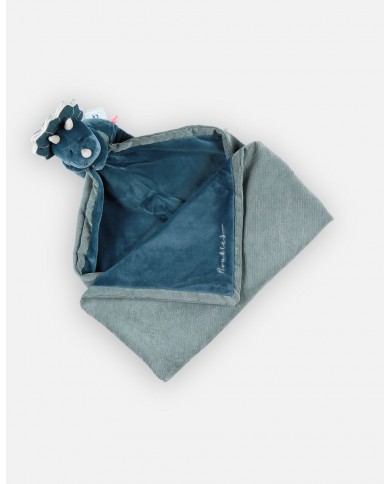 Ma première couverture Ops en veloudoux, bleu