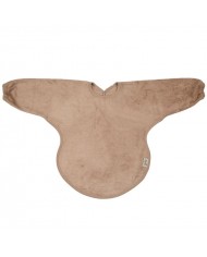 Bavoir à manches élastiques - Feather grey