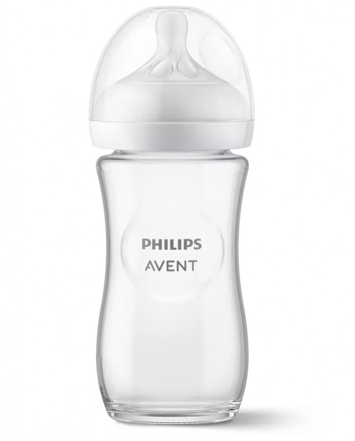 Biberon 240 ml en verre - Natural 3.0