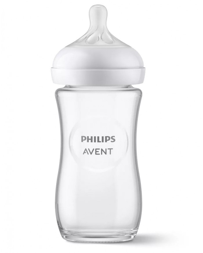 Biberon 240 ml en verre - Natural 3.0