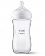 Biberon 240 ml en verre - Natural 3.0