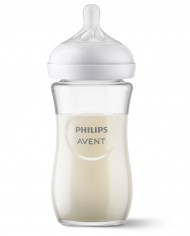 Biberon 240 ml en verre - Natural 3.0