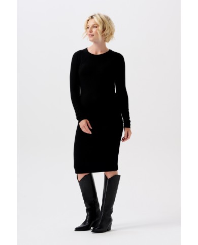 Robe d'allaitement Zane ultra soft - Black Robe d'allaitement Zane ultra soft - Black