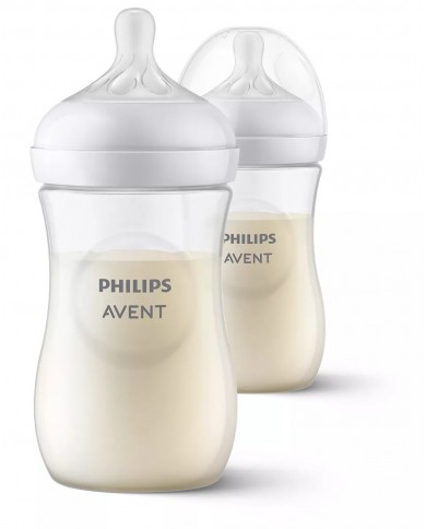 Lot de 2 biberons 260 ml - Natural 3.0 Lot de 2 biberons 260 ml - Natural 3.0