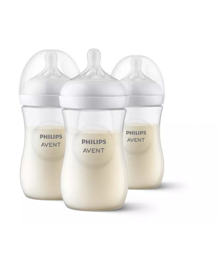 Lot de 3 biberons 260 ml - Natural 3.0