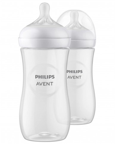Lot de 2 biberons 330 ml - Natural 3.0 Lot de 2 biberons 330 ml - Natural 3.0