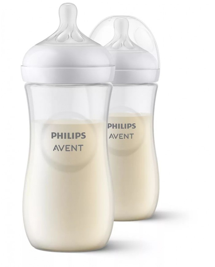 Lot de 2 biberons 330 ml - Natural 3.0 Lot de 2 biberons 330 ml - Natural 3.0