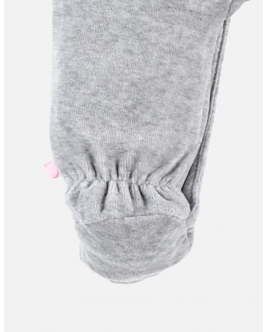 Pyjama Babou en velours, gris
