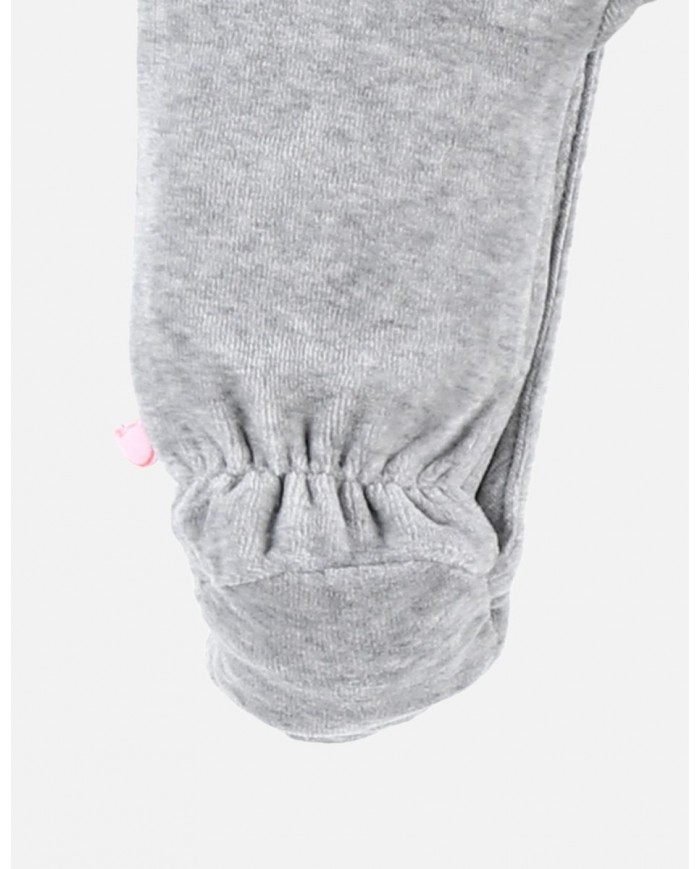 Pyjama Babou en velours, gris