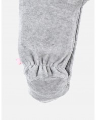 Pyjama Babou en velours, gris