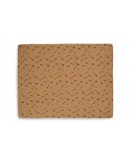 Drap housse Jersey 75x95cm Spot Caramel