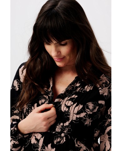 Blouse d'allaitement Guilin - Black Blouse d'allaitement Guilin - Black