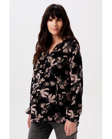 Blouse d'allaitement Guilin - Black Blouse d'allaitement Guilin - Black