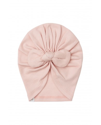 Bonnet avec nœud Niwot - Rose Smoke