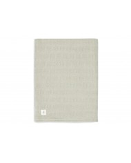 Couverture berceau 75x100cm teddy oslo - sand/pebble