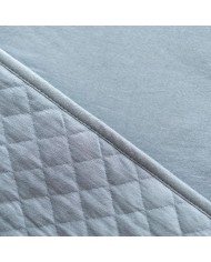 Poncho padded jersey + jersey QUILT 66 stone