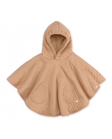 Poncho padded jersey + jersey QUILT 89 beige
