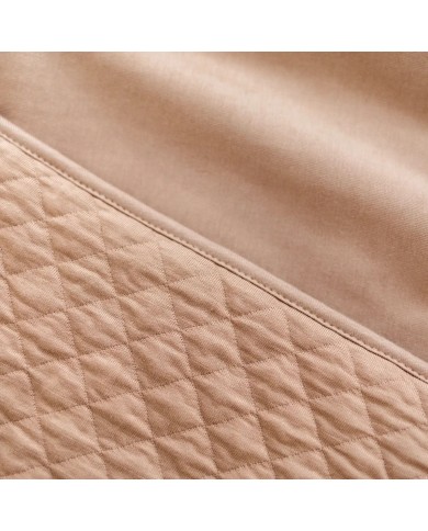 Poncho padded jersey + jersey QUILT 89 beige