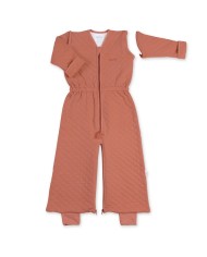 Sac de nuit 24-36m Pady quilted jersey QUILT 47 brick - TOG 1.5