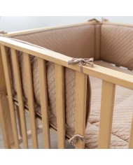 Tour de lit & Parc 30/180cm QUILT 89 beige