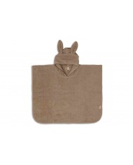 Poncho col V 2-4 ans - Jungle Green