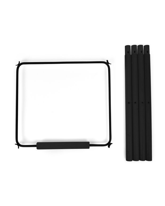 Evolu Extra Set De Pieds Longues + Repose Pieds - Bois - Noir