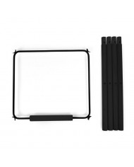 Evolu Extra Set De Pieds Longues + Repose Pieds - Bois - Noir