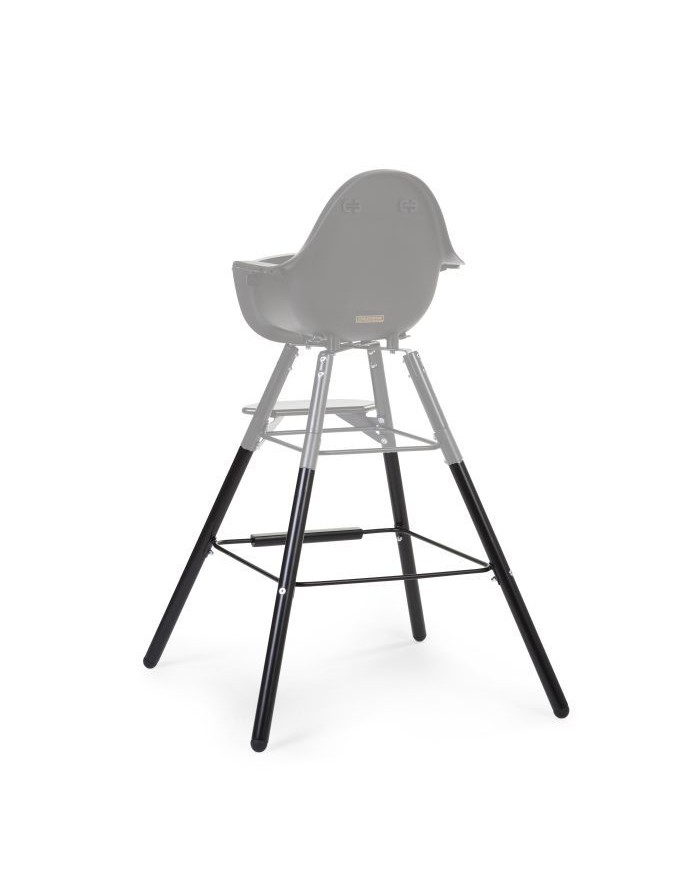 Evolu Extra Set De Pieds Longues + Repose Pieds - Bois - Noir