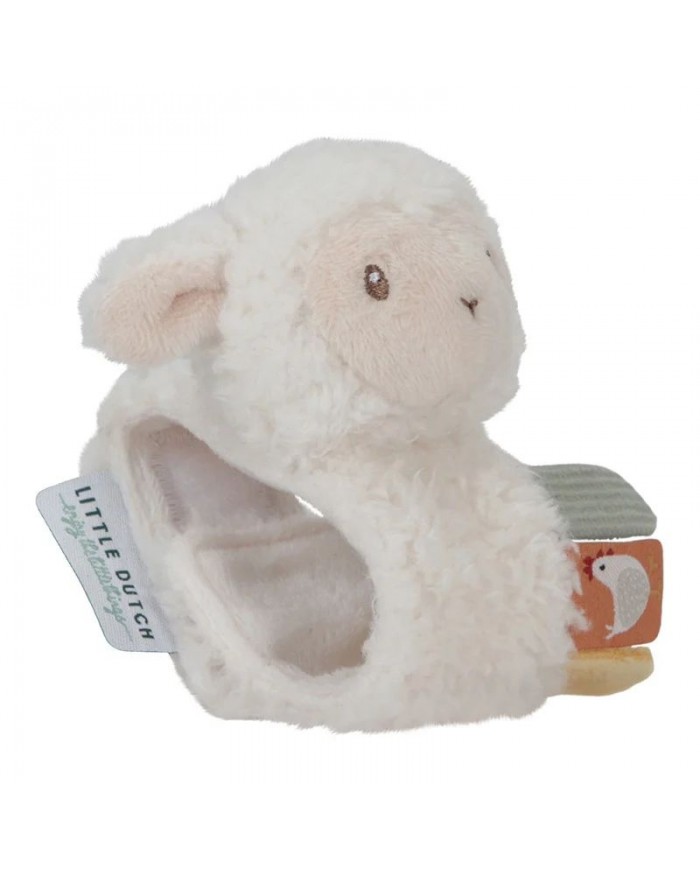 Hochet de poignet mouton - Little Farm