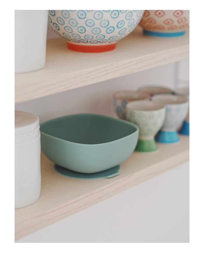 Bol silicone - sage green