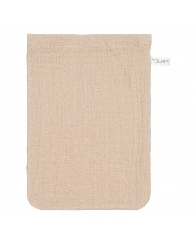 Gants de toilette (2 pcs) mousseline Baby Bunny / Beige Gants de toilette (2 pcs) mousseline Baby Bunny / Beige