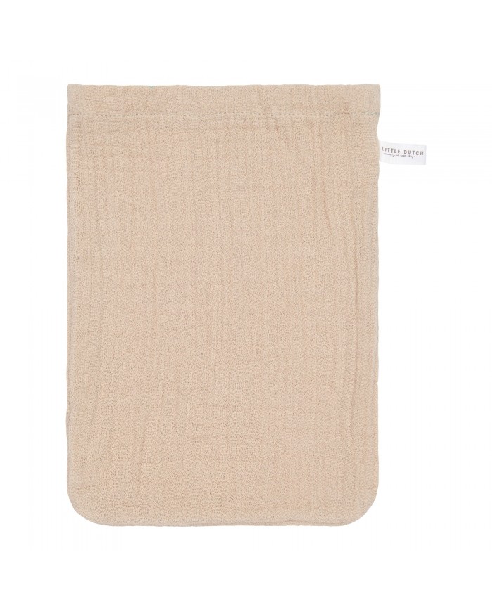 Gants de toilette (2 pcs) mousseline Baby Bunny / Beige