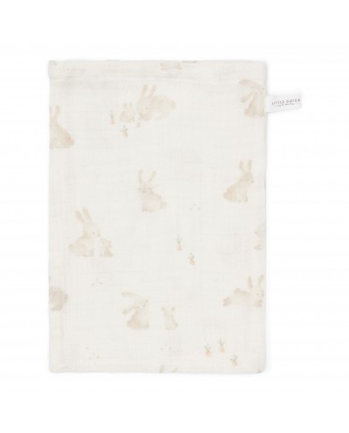 Gants de toilette (2 pcs) mousseline Baby Bunny / Beige Gants de toilette (2 pcs) mousseline Baby Bunny / Beige