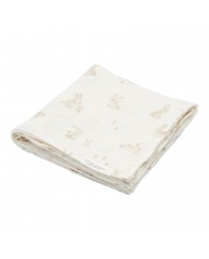 Langes Tétras (2 pcs) 70x70 cm mousseline Baby Bunny / Beige