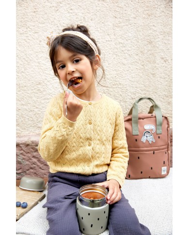 Thermos repas 350 ml - Happy Prints, olive