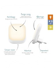 Veilleuse LED automatique - blanc